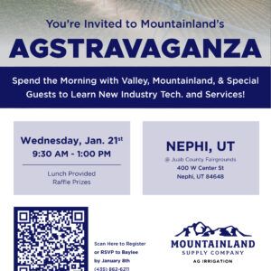 Nephi Agstravaganza on Jan. 21st at Mountainland Supply Co. - Nephi, UT