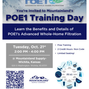 POE1 Training Day on Oct. 21st at Mountainland Supply Co. - Wichita, KS