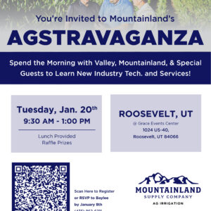 Roosevelt Agstravaganza on Jan. 20th at Mountainland Supply Co. - Roosevelt, UT