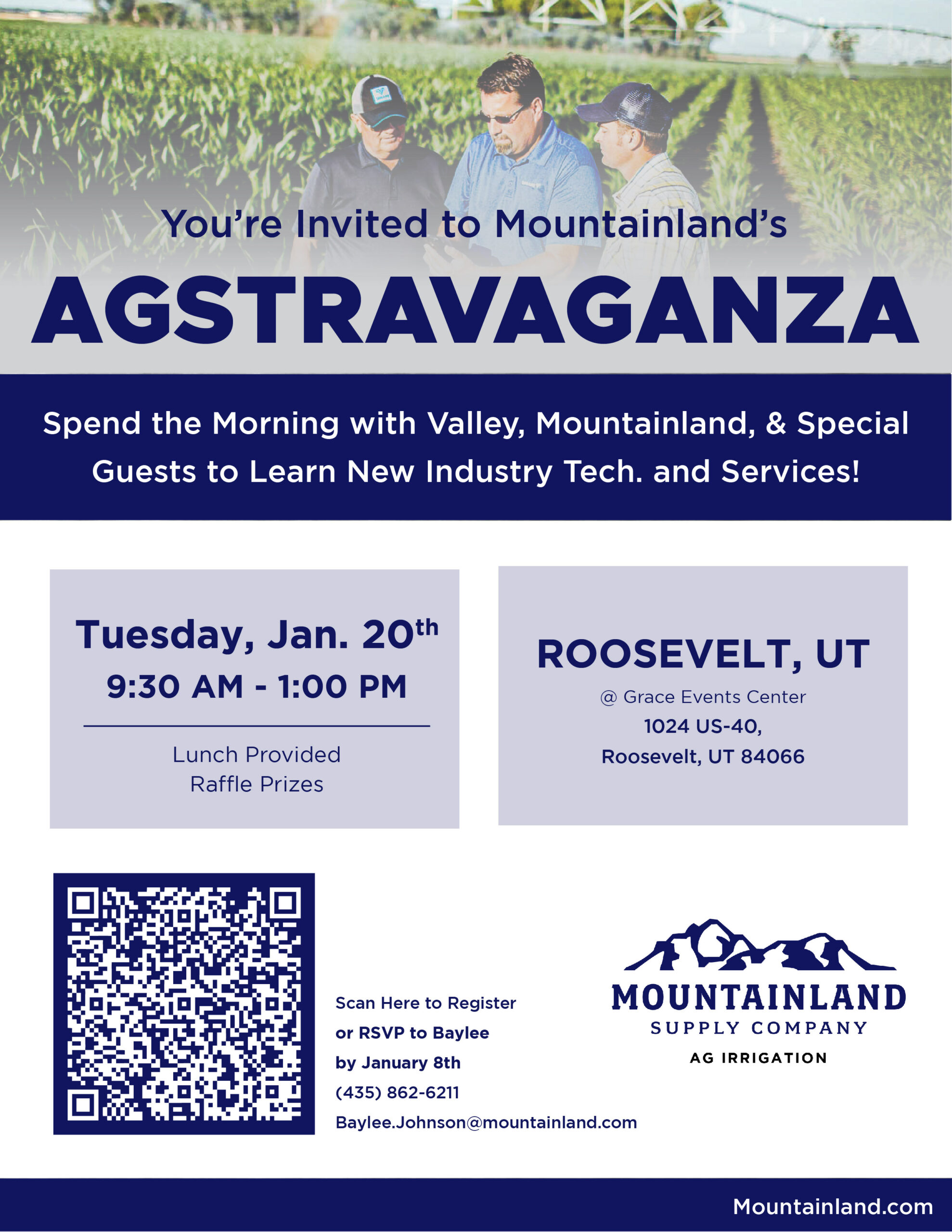 Roosevelt Agstravaganza on Jan. 20th at Mountainland Supply Co. - Roosevelt, UT
